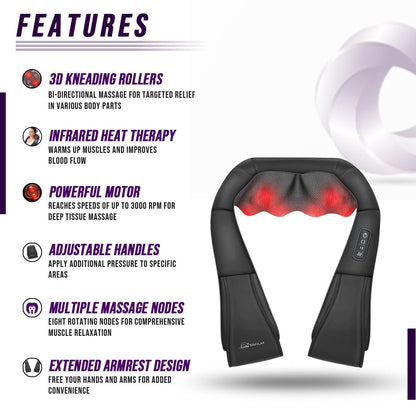 Neck and Shoulder Massager w/Heat - Shaikat And Zuthi’s Tech Ideas