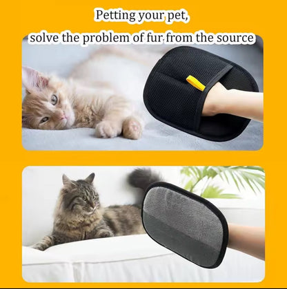 Pet Electrostatic Hair Removal Gloves Two - way Bristle Remover Hair Removal Brush Sticky Hair Artifact Cat Hair Gloves Cat Hair Removal Comb - Shaikat And Zuthi’s Tech Ideas