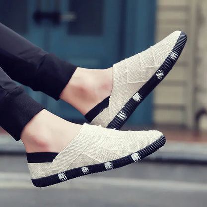 Men's Summer Ethnic Style Casual Canvas Espadrilles