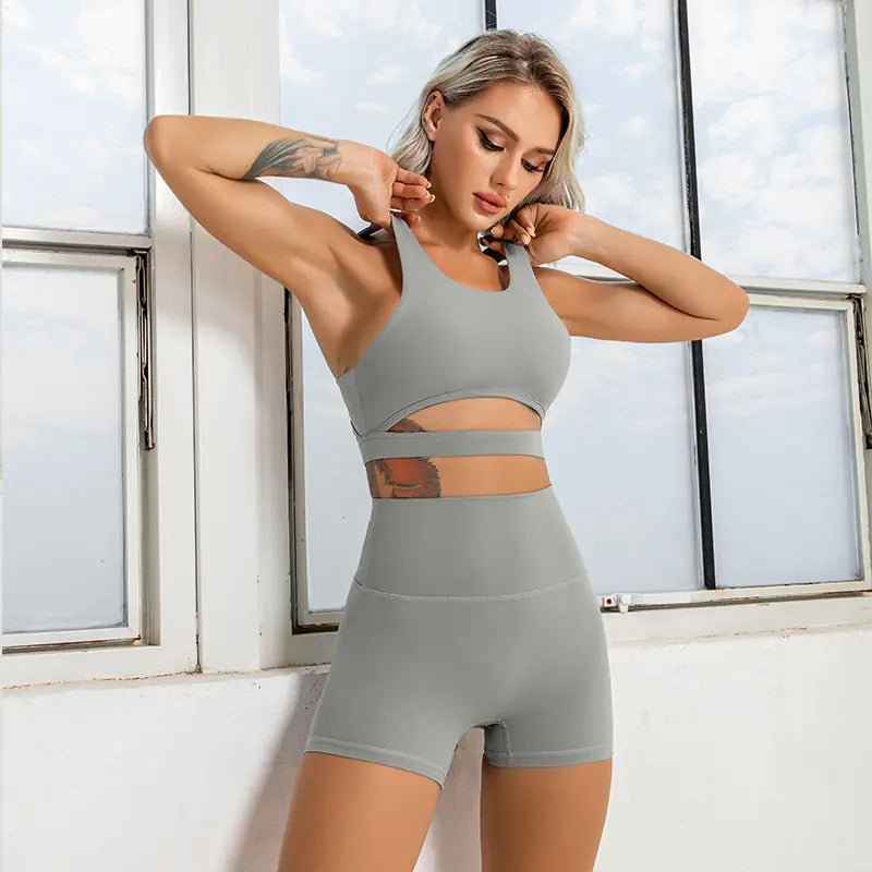 Recycled Fabric Beauty Back Yoga Two - Piece Fitness Set - Shaikat And Zuthi’s Tech Ideas