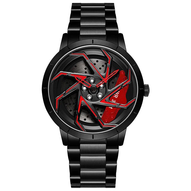 Rotating Wheel Rim Dial Watch - Shaikat And Zuthi’s Tech Ideas
