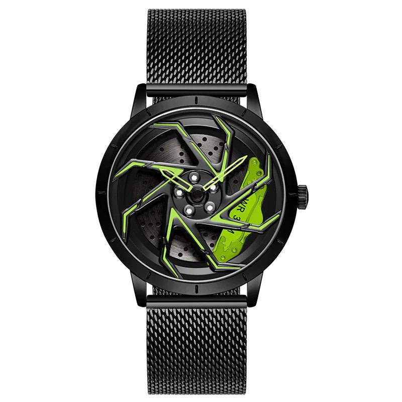 Rotating Wheel Rim Dial Watch - Shaikat And Zuthi’s Tech Ideas