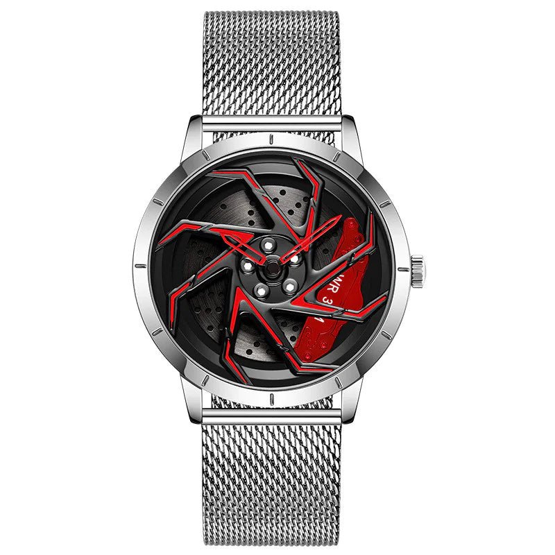 Rotating Wheel Rim Dial Watch - Shaikat And Zuthi’s Tech Ideas
