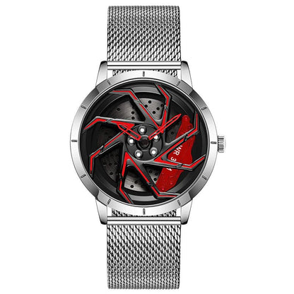 Rotating Wheel Rim Dial Watch - Shaikat And Zuthi’s Tech Ideas