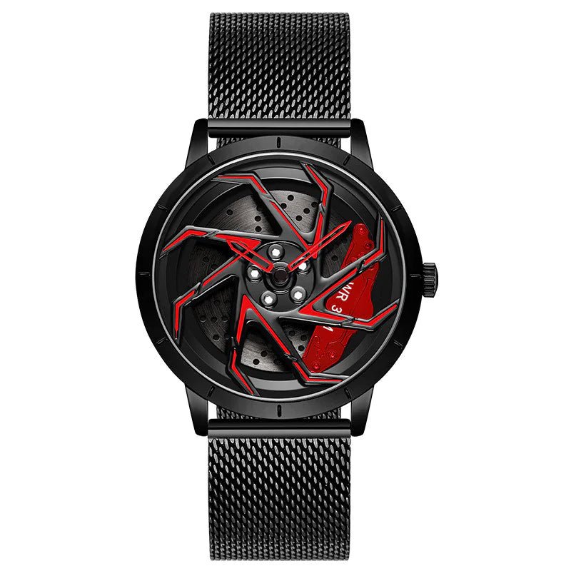 Rotating Wheel Rim Dial Watch - Shaikat And Zuthi’s Tech Ideas