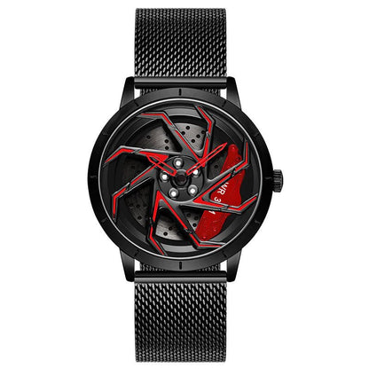 Rotating Wheel Rim Dial Watch - Shaikat And Zuthi’s Tech Ideas