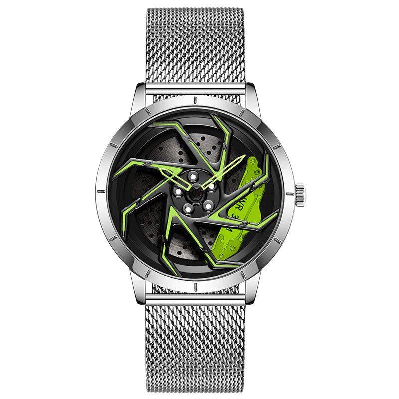 Rotating Wheel Rim Dial Watch - Shaikat And Zuthi’s Tech Ideas