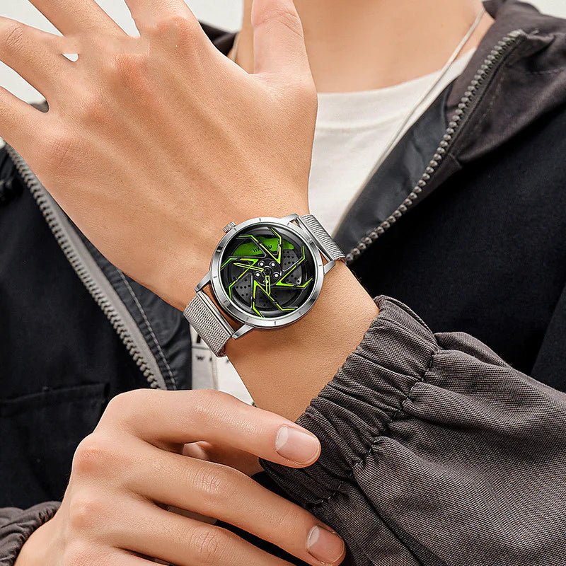 Rotating Wheel Rim Dial Watch - Shaikat And Zuthi’s Tech Ideas