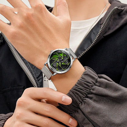 Rotating Wheel Rim Dial Watch - Shaikat And Zuthi’s Tech Ideas