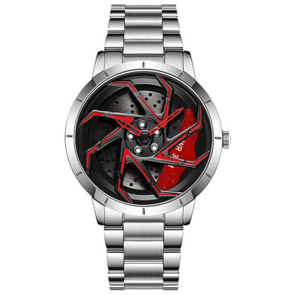 Rotating Wheel Rim Dial Watch - Shaikat And Zuthi’s Tech Ideas