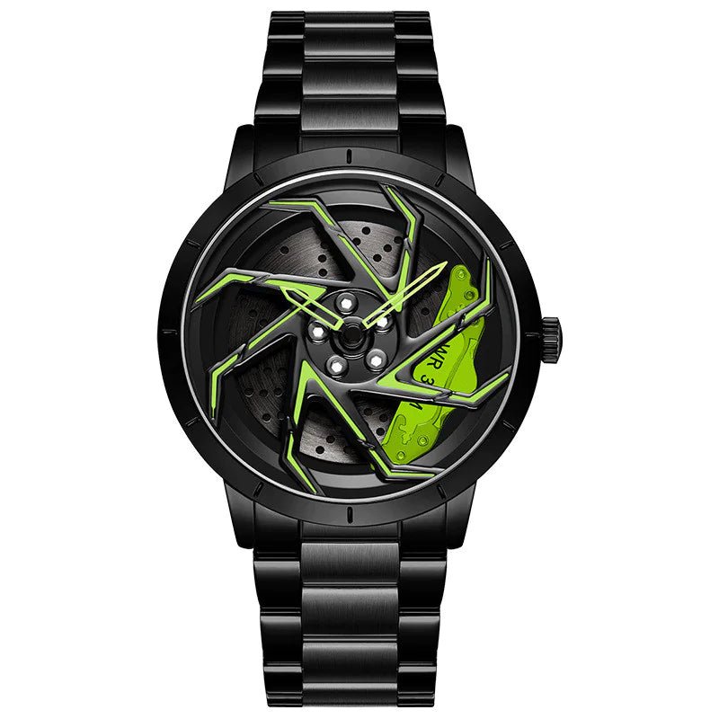 Rotating Wheel Rim Dial Watch - Shaikat And Zuthi’s Tech Ideas