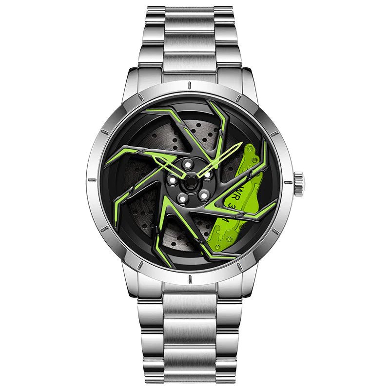 Rotating Wheel Rim Dial Watch - Shaikat And Zuthi’s Tech Ideas