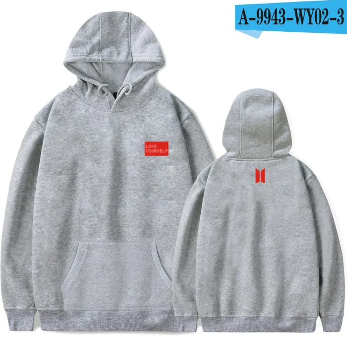 BTS Love Yourself Oversized Hoodie for Unisex