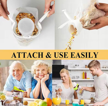 Sealing Clip Food Snack Bag Snack Sealing Clip Fresh Keeping Sealer Clamp Plastic Food Saver Travel Kitchen Gadgets Seal Pour Food Storage Bag Cap Clip - Shaikat And Zuthi’s Tech Ideas