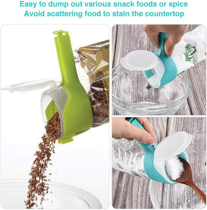 Sealing Clip Food Snack Bag Snack Sealing Clip Fresh Keeping Sealer Clamp Plastic Food Saver Travel Kitchen Gadgets Seal Pour Food Storage Bag Cap Clip - Shaikat And Zuthi’s Tech Ideas