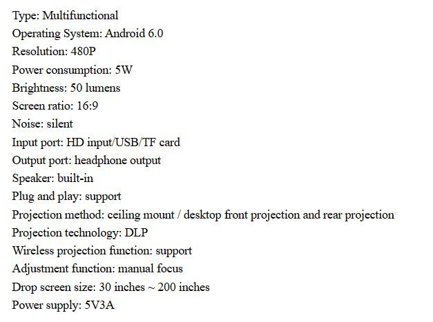 Smart Android Micro Projector - Shaikat And Zuthi’s Tech Ideas