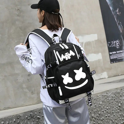 Glow-in-the-Dark Backpack for Students and Casual Use
