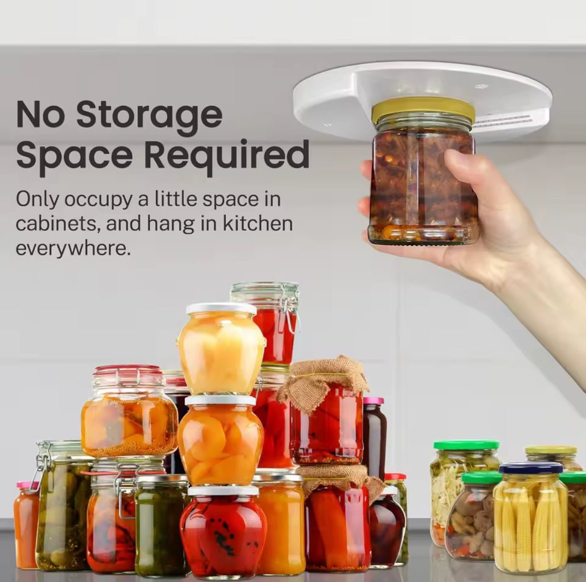 Under Cabinet Jar Opener for Weak Hands, for Seniors w/ Arthritis，Opener - Can Openers for Seniors w/ Arthritis Kitchen - Shaikat And Zuthi’s Tech Ideas