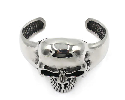 Retro Titanium Steel Men's Bracelet with Skull Design