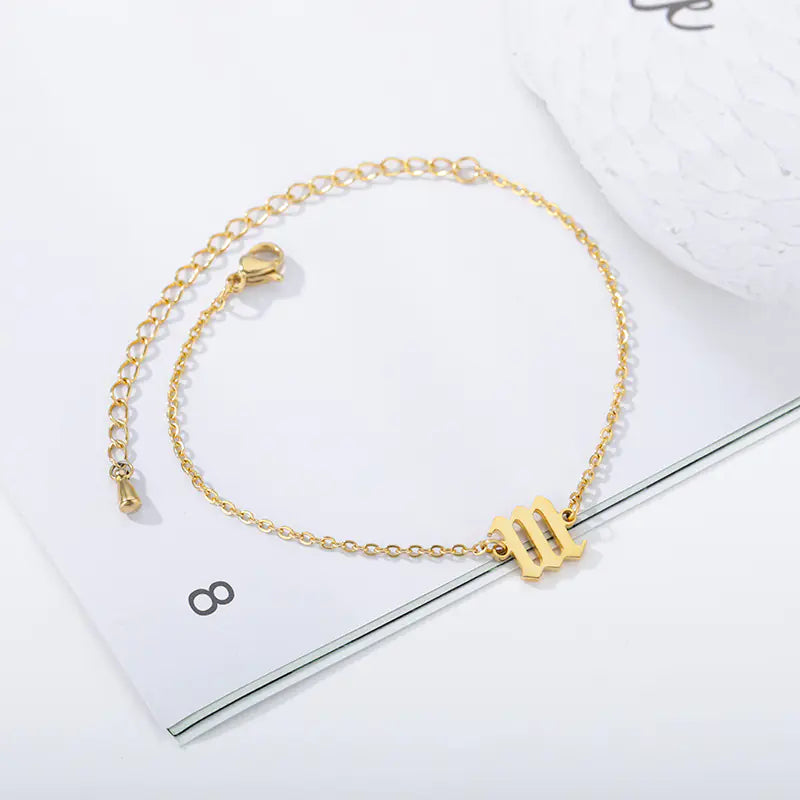 Stainless Steel Personal Lucky Angel Digital Bracelet