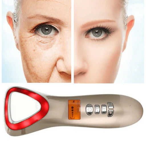 Hot and Cold Sonic Beauty Device with Ion Import Function