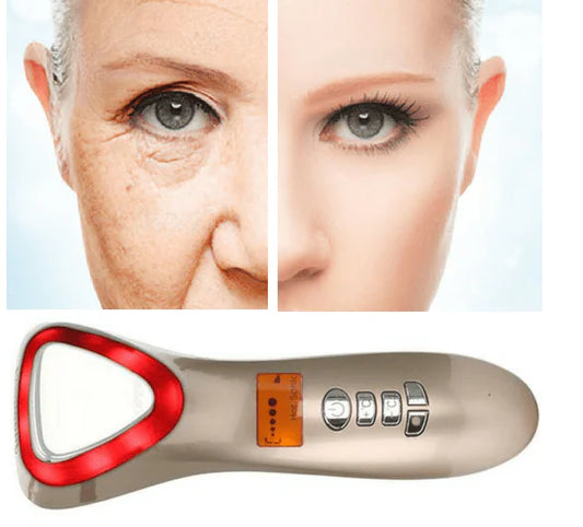 Hot and Cold Sonic Beauty Device with Ion Import Function