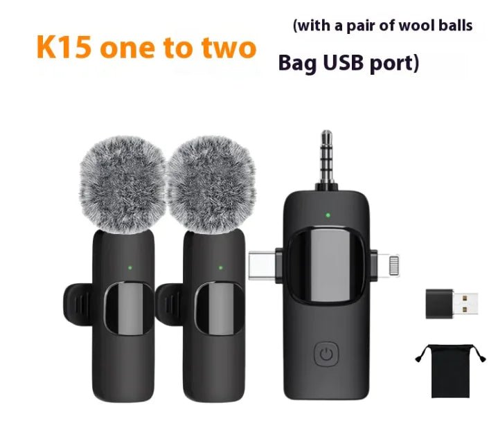 Wireless Collar Clip Microphone Three - in - one Three Connector Mini Microphone 35 Hole - Shaikat And Zuthi’s Tech Ideas