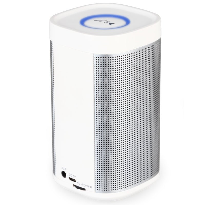Wireless Portable 360° Bluetooth Universal Speaker White - Shaikat And Zuthi’s Tech Ideas