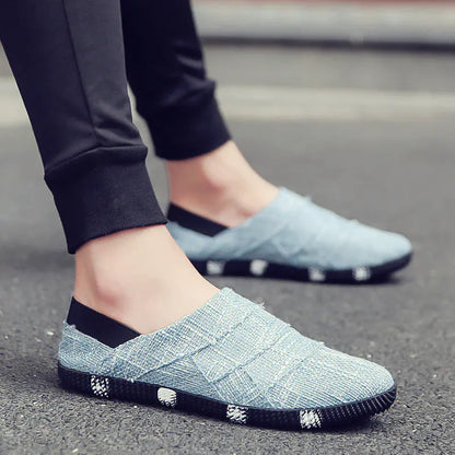 Men's Summer Ethnic Style Casual Canvas Espadrilles